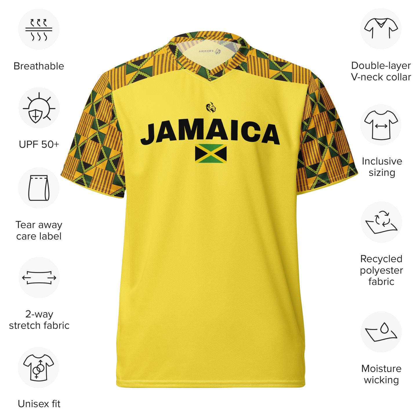 Jamaica - Recycled Unisex Sports Jersey