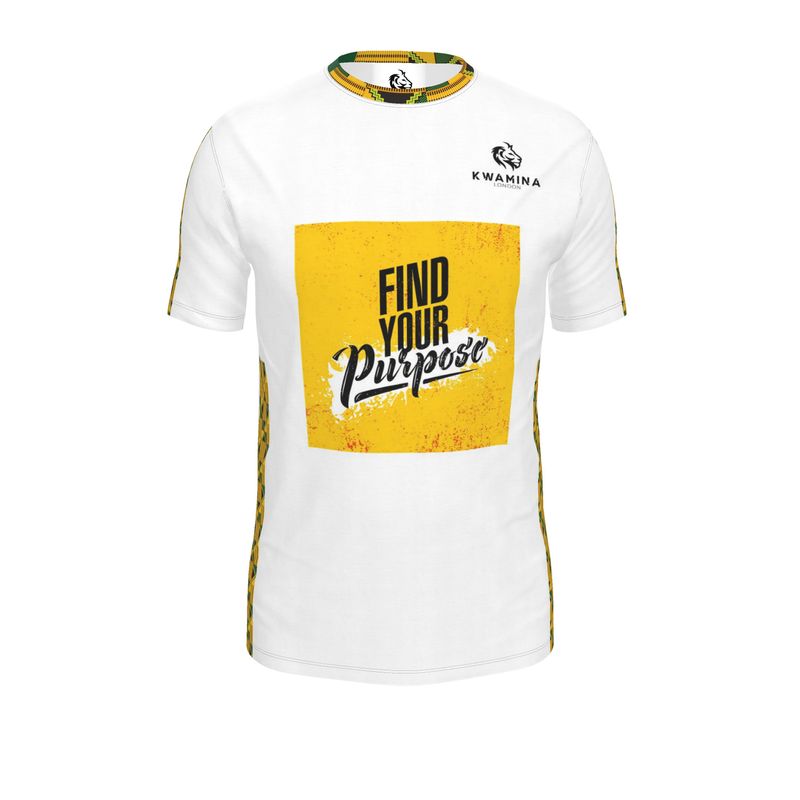AF015 Purity Strip 1 Design Find your purpose White  -Mens T-Shirt