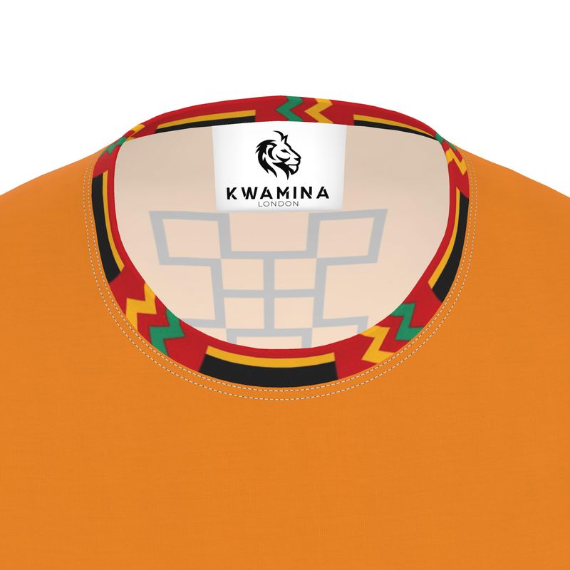 AB009 Kente More Vim Orange - Mens T-Shirt