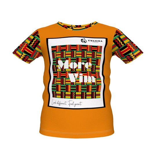 AB009 Kente More Vim Orange - Boys Premium T-Shirt