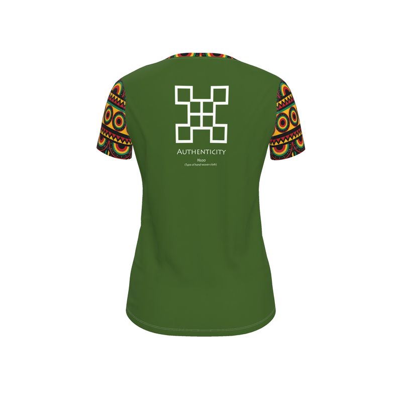 AF004 Heritage Bravery Green - Womens T-Shirt