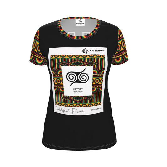 AF004 Heritage Bravery Black - Womens T-Shirt