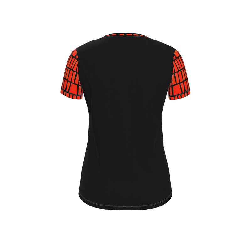 AB001 Red bricks Possible Black - Womens T-Shirt
