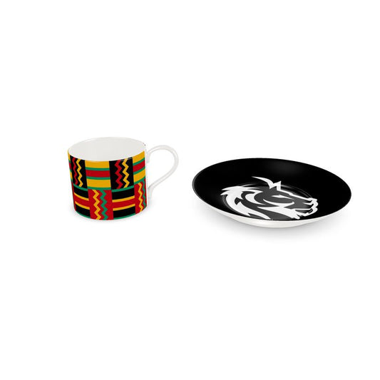 AB009 Kente - Cup And Saucer