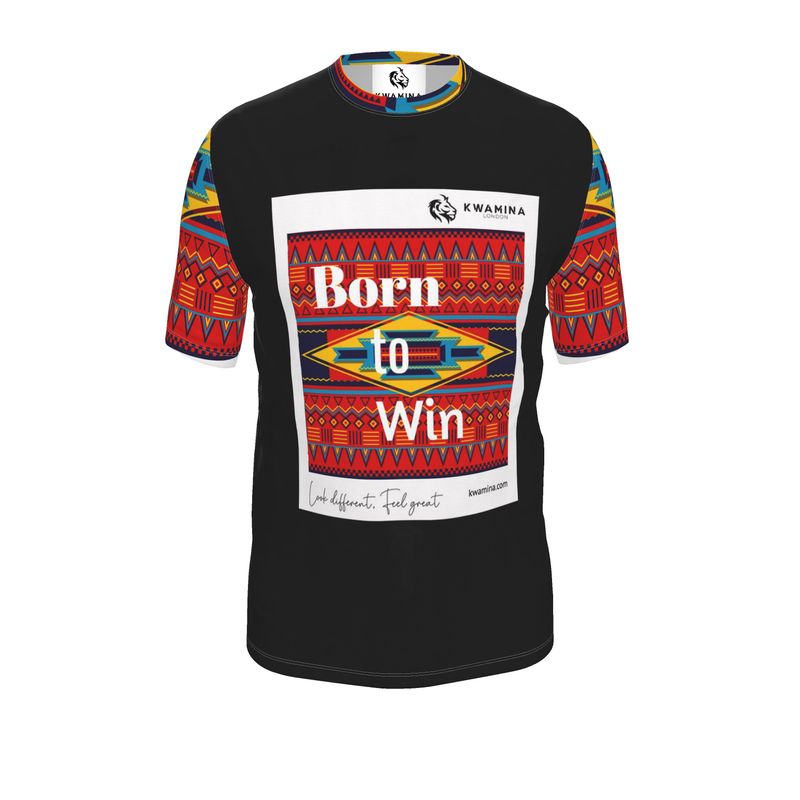 AB011 Born to win Black - Mens T-Shirt