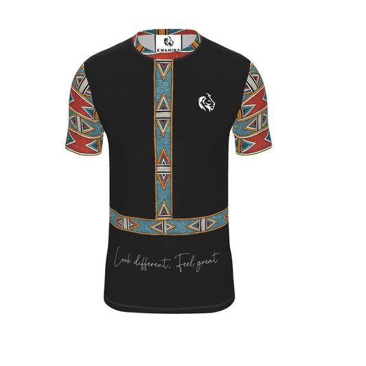 AF013 Strip Design Black - Mens T-Shirt