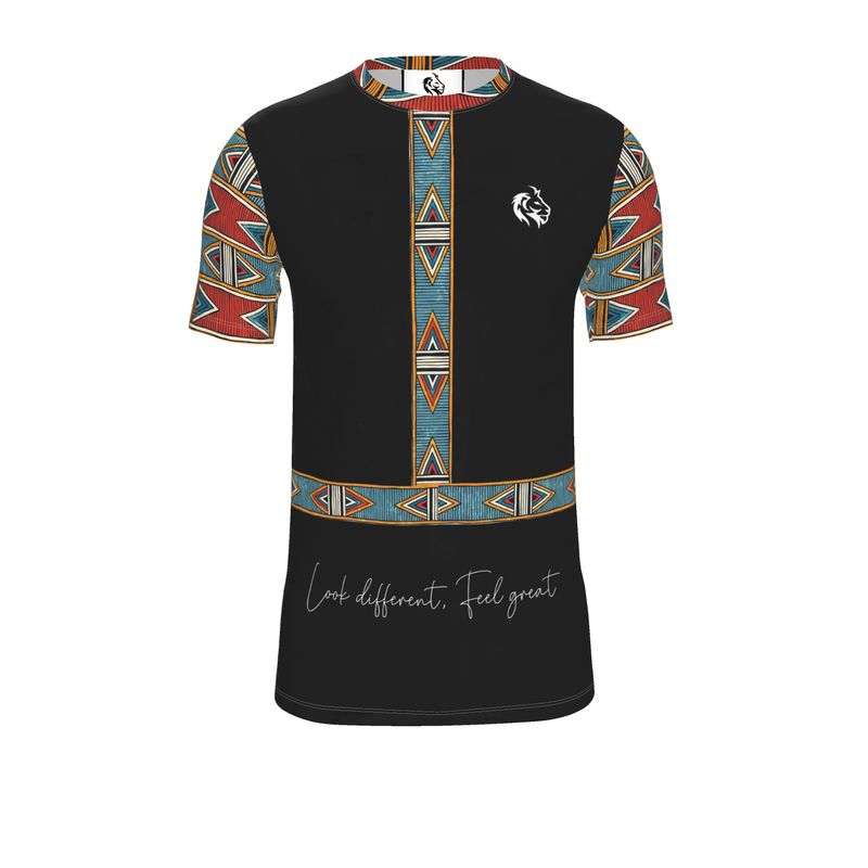 AF013 Strip Design Black - Mens T-Shirt