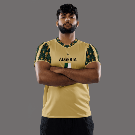 Algeria - Recycled Unisex Sports Jersey - Oasis of Algiers - Ivory - Kwamina