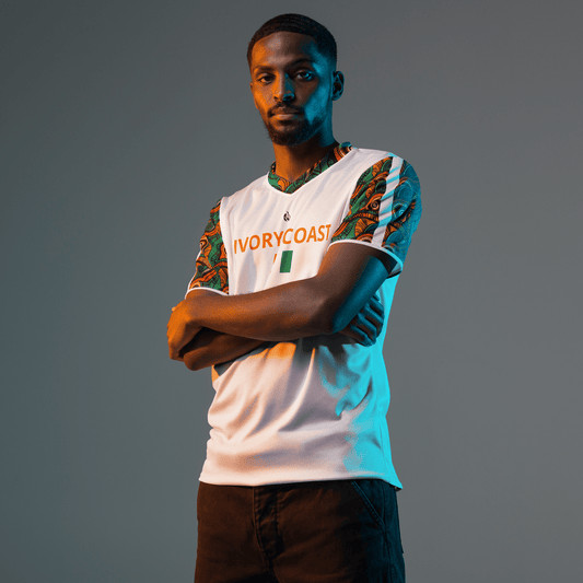 Ivory Coast - Recycled Unisex Sports Jersey - Awakened - Kwamina