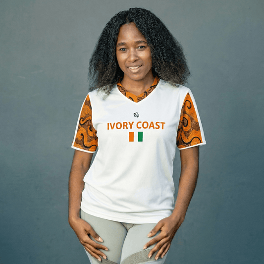 Ivory Coast - Recycled Unisex Sports Jersey - Eternal Motion - Kwamina