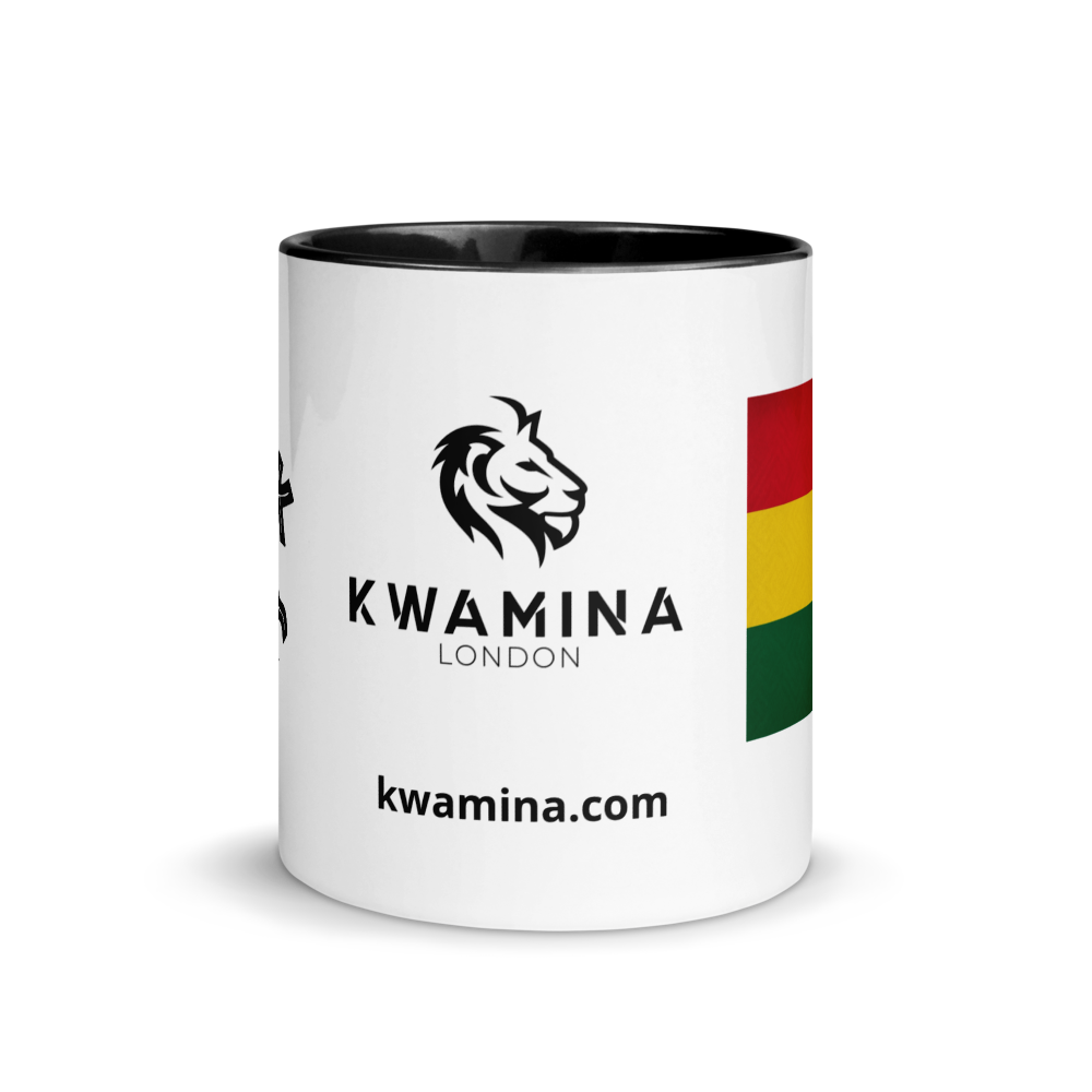 Black Stars Mug with Black Colour Inside