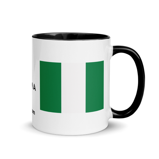 Super Eagles Mug with Black Colour Inside
